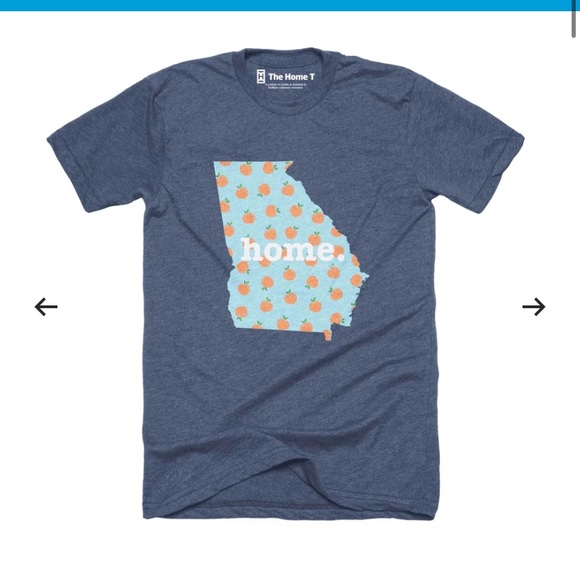 The Home-T Women’s size large Peach-state T-shirt - Picture 1 of 4